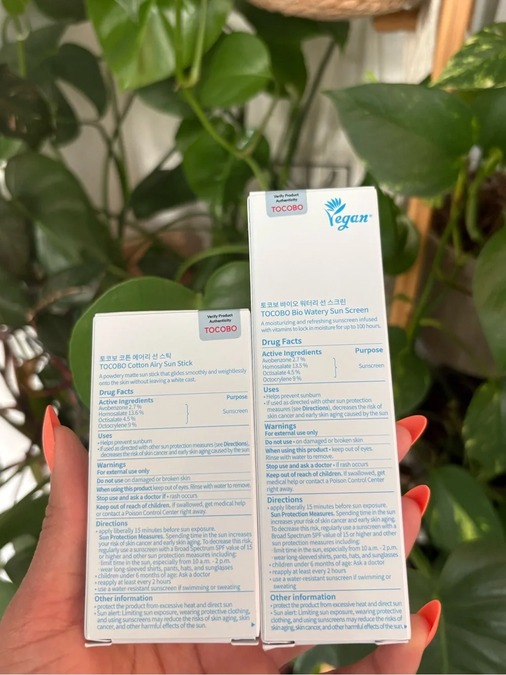 TOCOBO Korean SPF Duo - Sun Stick & Watery SunScreen SPF50